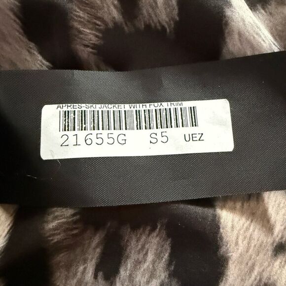 Gorski Navy Blue Apres Ski Parka with hood w fur trim US 10 - Picture 10 of 16